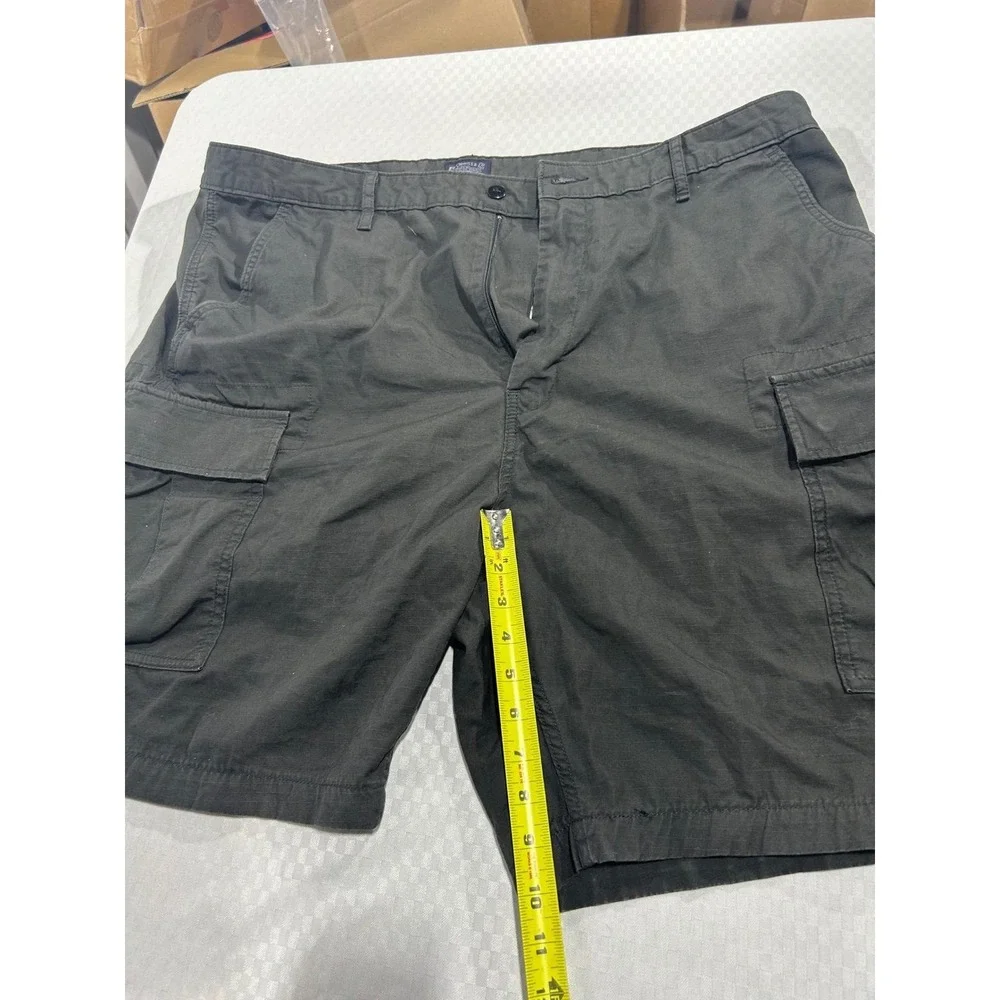 Levis Mens Cargo‎ Shorts W42 Dark Gray Ripstop Cotton Utility Multi Pocket 23251